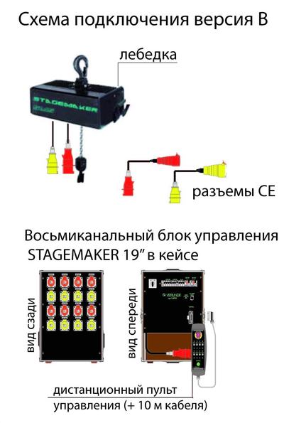 Схема подключения дистанционного пульта лебедки